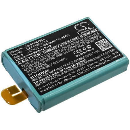 Batterie pour Socketmobile Sonim XP7 (4700 mAh/17.86 Wh, 3.8 V)