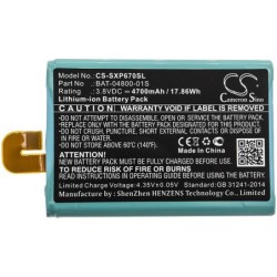 Batterie pour Socketmobile Sonim XP7 (4700 mAh/17.86 Wh, 3.8 V)