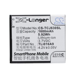 Batterie pour TCL J600T (1600 mAh/5.92 Wh, 3.7 V)