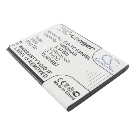 Batterie pour TCL E708 (1450 mAh/5.37 Wh, 3.7 V)