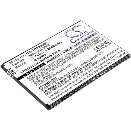 Batterie pour TP-Link TP7032A (2600 mAh/9.62 Wh, 3.7 V)