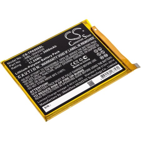 Batterie pour TP-Link Neffos N1 (3000 mAh/11.55 Wh, 3.85 V)