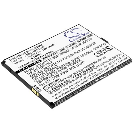 Batterie pour TP-Link TP703A (2200 mAh/8.36 Wh, 3.8 V)