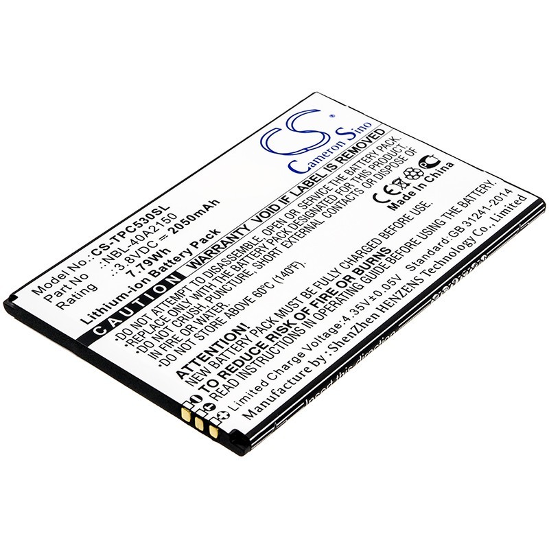 Batterie pour TP-Link TP7031C (2050 mAh/7.79 Wh, 3.8 V)