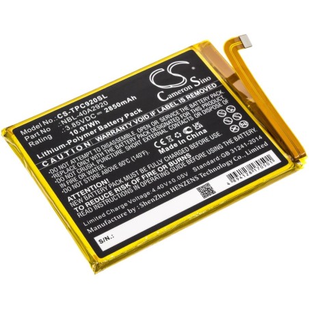Batterie pour TP-Link Neffos C9A (2850 mAh/10.97 Wh, 3.85 V)