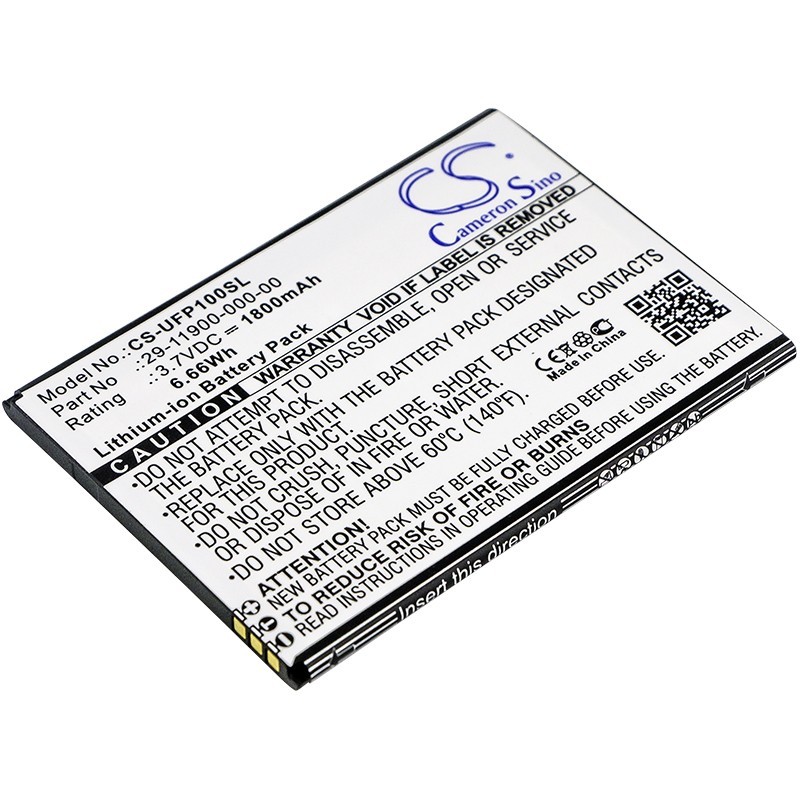 Batterie pour Ulefone Paris (1800 mAh/6.66 Wh, 3.7 V)