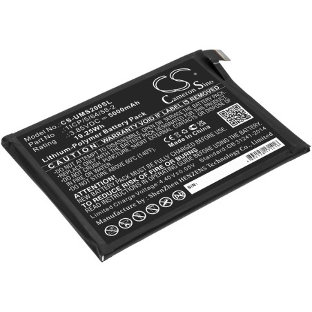 Batterie pour UMI UMIDIGI S2 (5000 mAh/19.25 Wh, 3.85 V)