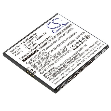 Batterie pour UMX U696CL (2250 mAh/8.55 Wh, 3.8 V)
