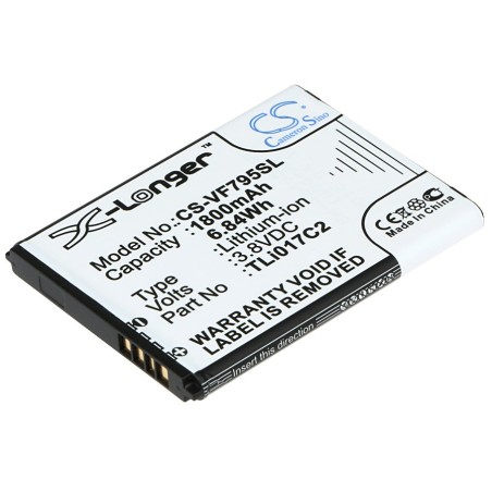 Batterie pour Vodafone VF795 (1800 mAh/6.84 Wh, 3.8 V)