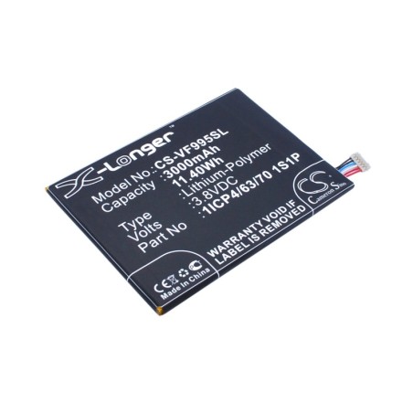Batterie pour Vodafone VF-V995 (3000 mAh/11.4 Wh, 3.8 V)