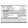 Batterie pour Vortex HD65Plus (4800 mAh/18.48 Wh, 3.85 V)