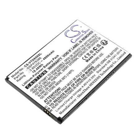 Batterie pour Vortex HD65 + (4800 mAh/18.48 Wh, 3.85 V)
