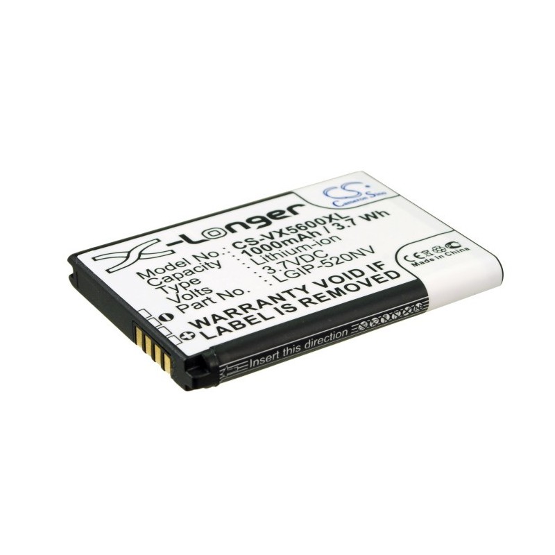 Batterie pour LG Extravert (1000 mAh/3.7 Wh, 3.7 V)