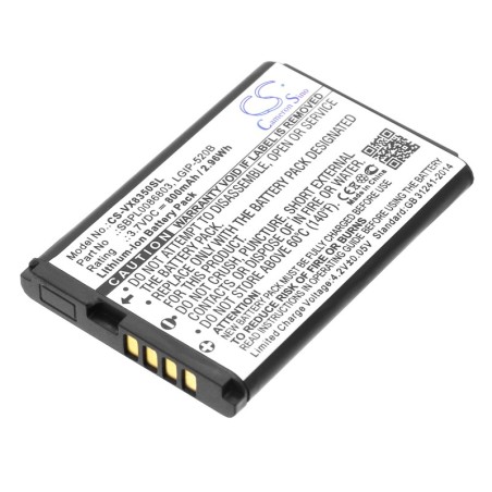 Batterie pour LG VX8360 (800 mAh/2.96 Wh, 3.7 V)