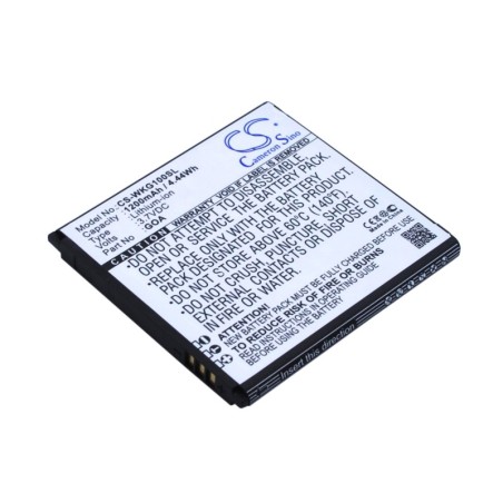 Batterie pour Wiko 9662 (1200 mAh/4.44 Wh, 3.7 V)