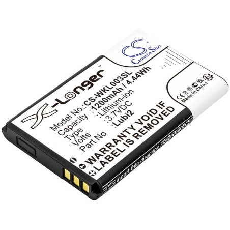 Batterie pour TWZ D360i (1200 mAh/4.44 Wh, 3.7 V)