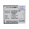 Batterie pour Micromax A210 (2000 mAh/7.4 Wh, 3.7 V)