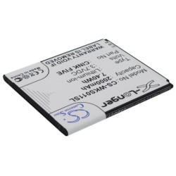 Batterie pour Wiko CINK FIVE (2000 mAh/7.4 Wh, 3.7 V)