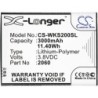 Batterie pour Wiko 5260 (3000 mAh/11.4 Wh, 3.8 V)