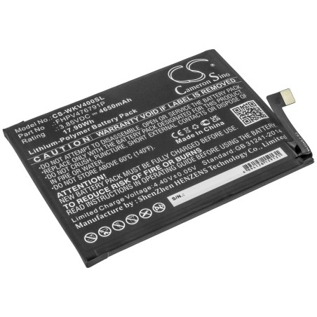 Batterie pour Wiko View 4 (4650 mAh/17.9 Wh, 3.85 V)