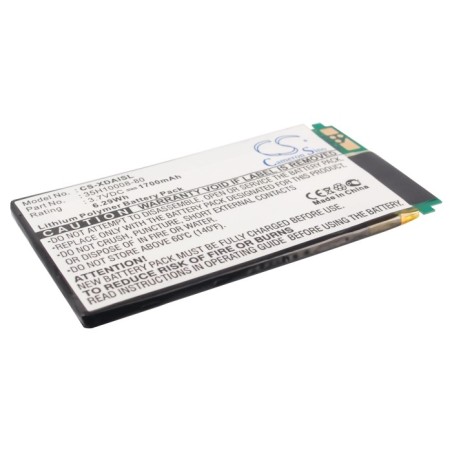 Batterie pour HTC Pocket PC Phone (1700 mAh/6.29 Wh, 3.7 V)