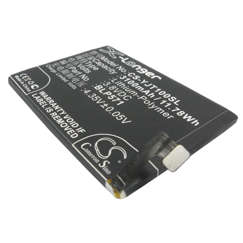 Batterie pour OnePlus One (3100 mAh/11.78 Wh, 3.8 V)