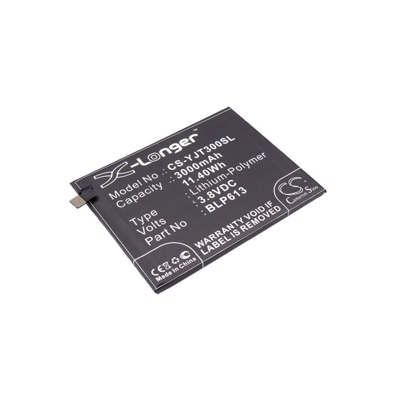 Batterie pour OnePlus A3000 (3000 mAh/11.4 Wh, 3.8 V)