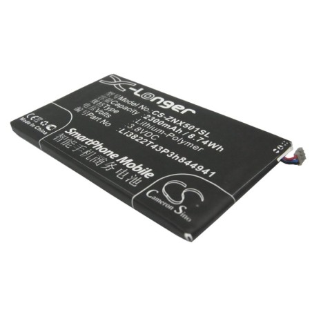 Batterie pour ZTE NZ501 (2300 mAh/8.74 Wh, 3.8 V)