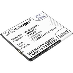 Batterie pour ZTE Blade E02 (1500 mAh/5.78 Wh, 3.85 V)