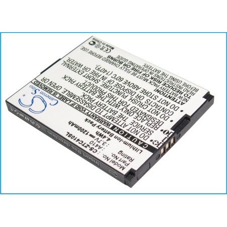 Batterie pour Telstra A410 (1200 mAh/4.44 Wh, 3.7 V)