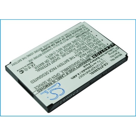 Batterie pour ZTE G661 (1200 mAh/4.44 Wh, 3.7 V)