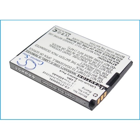 Batterie pour ZTE G6 (650 mAh/2.41 Wh, 3.7 V)