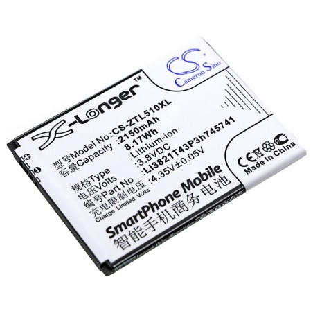 Batterie pour ZTE Blade L5 Plus (2150 mAh/8.17 Wh, 3.8 V)