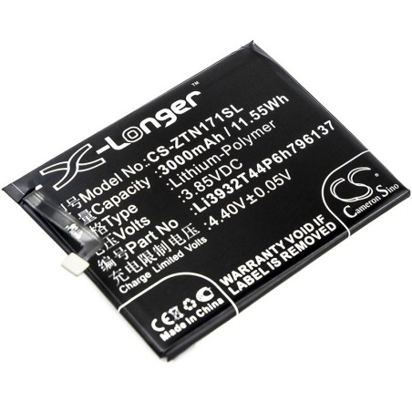 Batterie pour Nubia Z17 Mini (3000 mAh/11.55 Wh, 3.85 V)