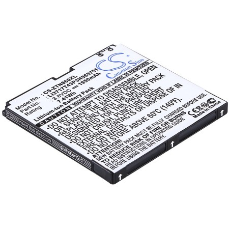 Batterie pour BoostMobile Warp (1950 mAh/7.41 Wh, 3.8 V)