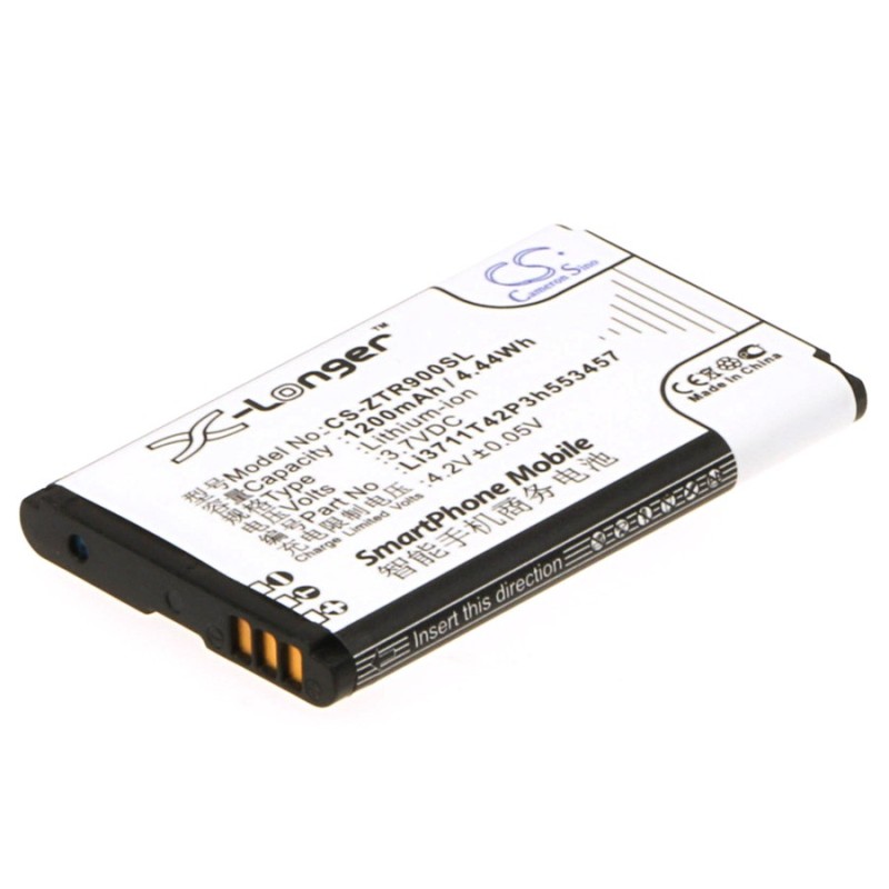 Batterie pour Telstra T6 (1200 mAh/4.44 Wh, 3.7 V)