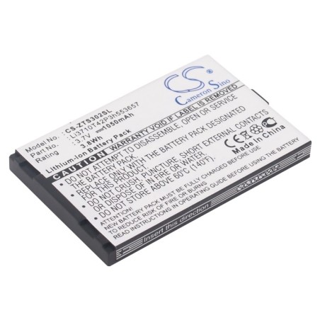 Batterie pour ZTE S302 (1050 mAh/3.89 Wh, 3.7 V)