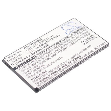 Batterie pour ZTE N960 (900 mAh/3.33 Wh, 3.7 V)