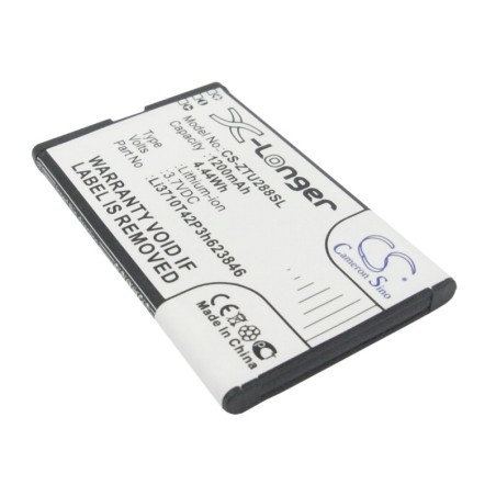 Batterie pour ZTE S207 (1200 mAh/4.44 Wh, 3.7 V)