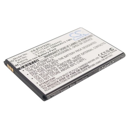 Batterie pour ZTE U793 (1000 mAh/3.7 Wh, 3.7 V)