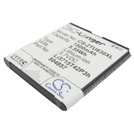 Batterie pour ZTE V788D (1500 mAh/5.55 Wh, 3.7 V)