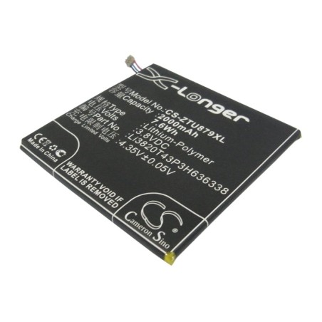 Batterie pour ZTE U879 (2000 mAh/7.6 Wh, 3.8 V)