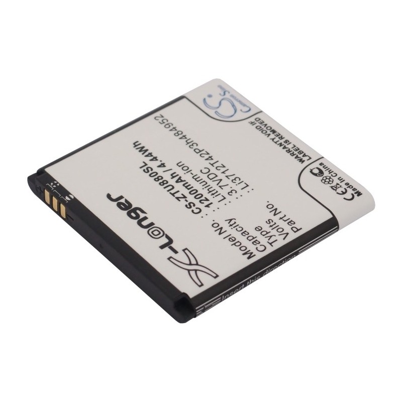 Batterie pour ZTE V795 (1200 mAh/4.44 Wh, 3.7 V)