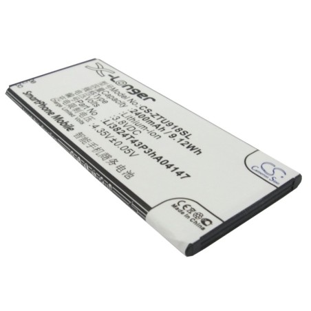 Batterie pour ZTE V9180 (2400 mAh/9.12 Wh, 3.8 V)