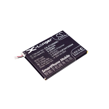 Batterie pour ZTE U956 (2500 mAh/9.5 Wh, 3.8 V)