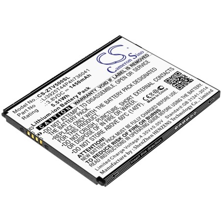 Batterie pour ZTE Blade Vantage (1450 mAh/5.51 Wh, 3.8 V)