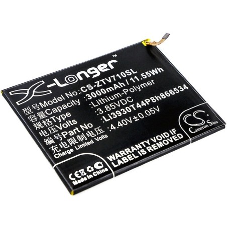Batterie pour ZTE Blade V7 Max (3000 mAh/11.55 Wh, 3.85 V)