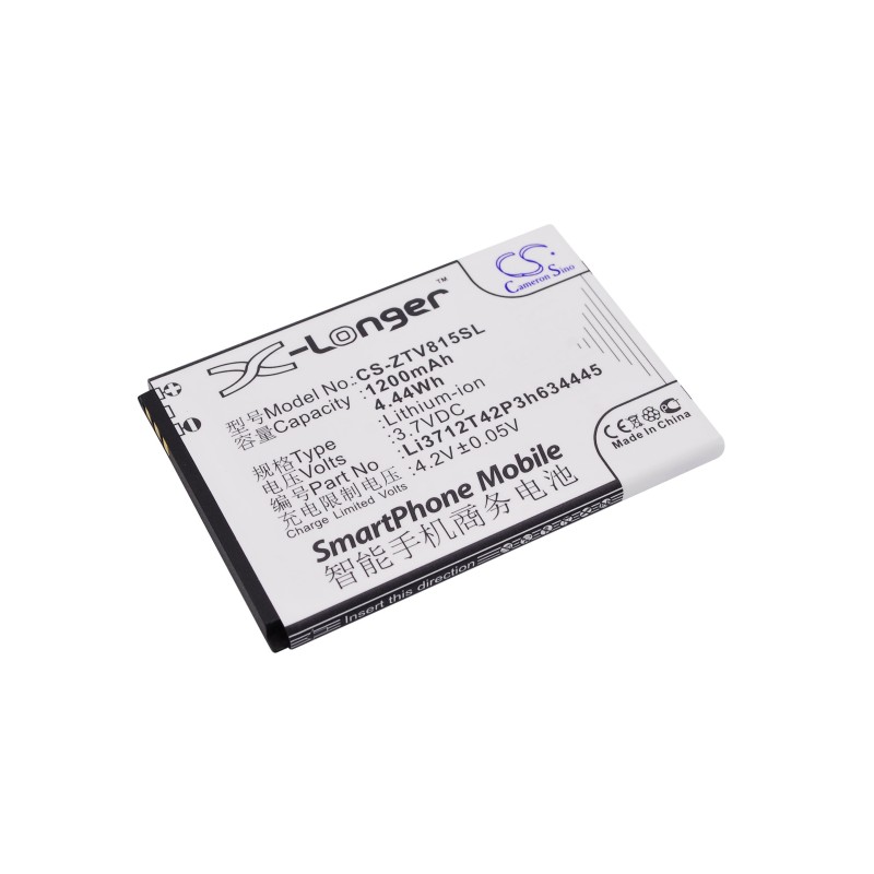 Batterie pour ZTE V815W (1200 mAh/4.44 Wh, 3.7 V)