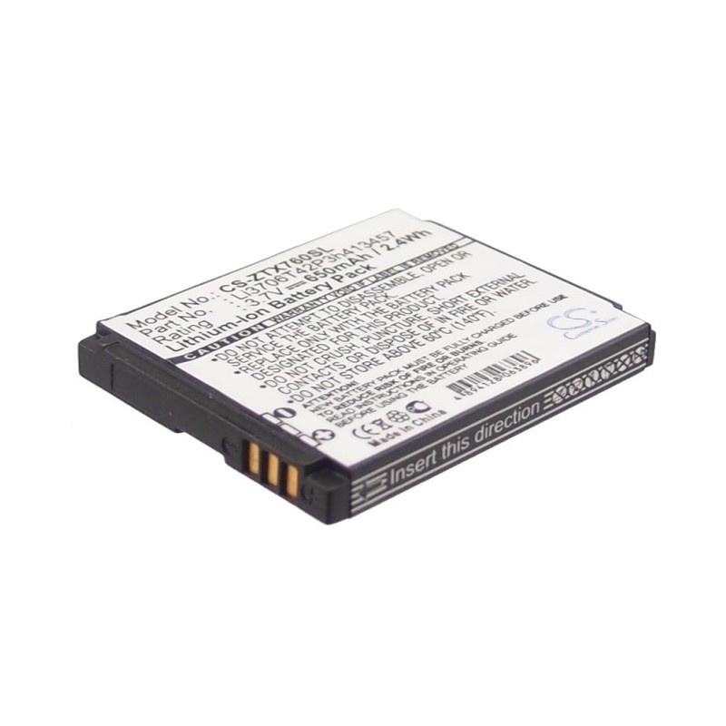 Batterie pour T-Mobile Vairy Touch (650 mAh/2.41 Wh, 3.7 V)