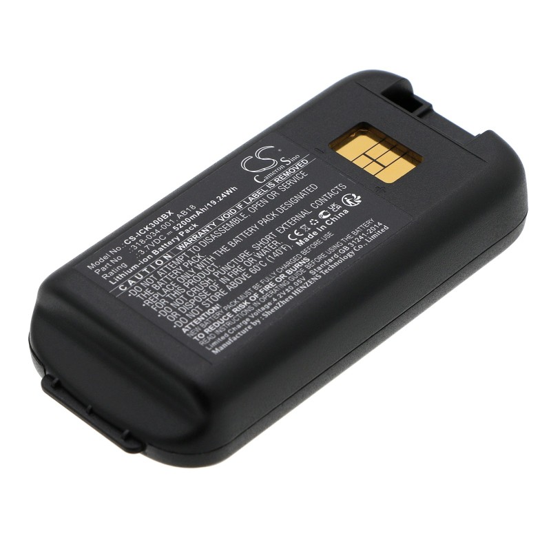 Batterie pour Intermec CK3C (5200 mAh/19.24 Wh, 3.7 V)